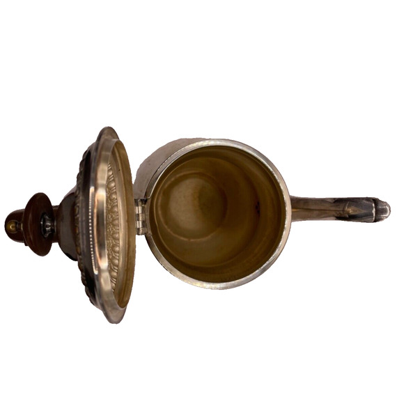 Vintage Wilcox Silver Soldered Teapot 8.5 " Tall - Picture 3 of 9